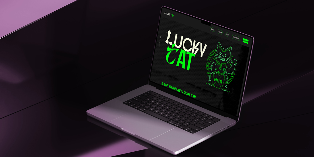 Lucky Tat html-Projekt Startscreen