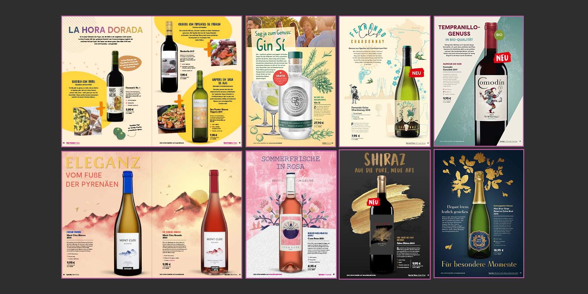 Vinos Katalog Innenseiten